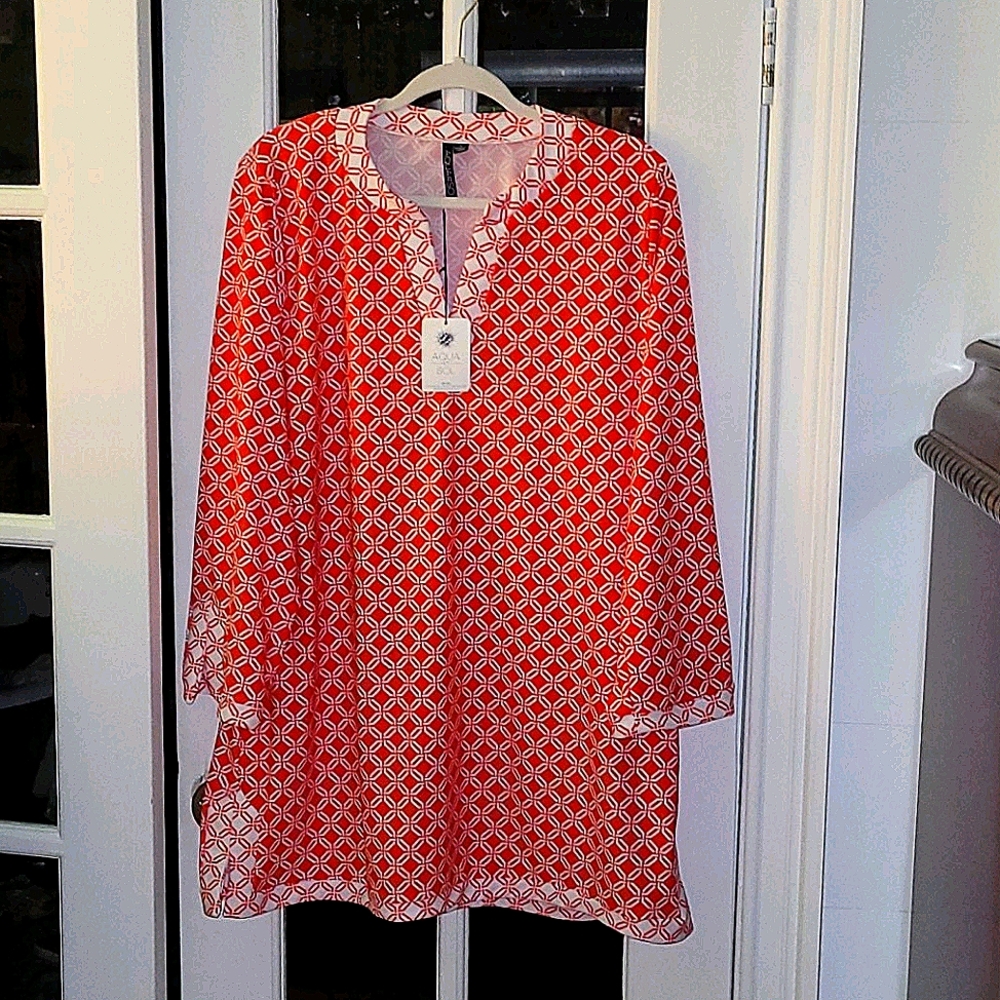 Wearable sunblock tunic/dress/coverup